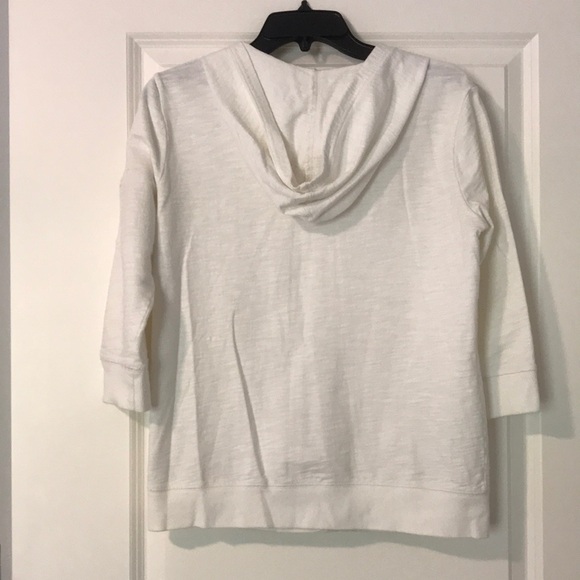 Style & Co. White Lightweight Jacket 3/4 Sleeves - Picture 3 of 3